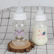 Haustier Feeding Flasche Kit Feeder Milchflasche Nippel